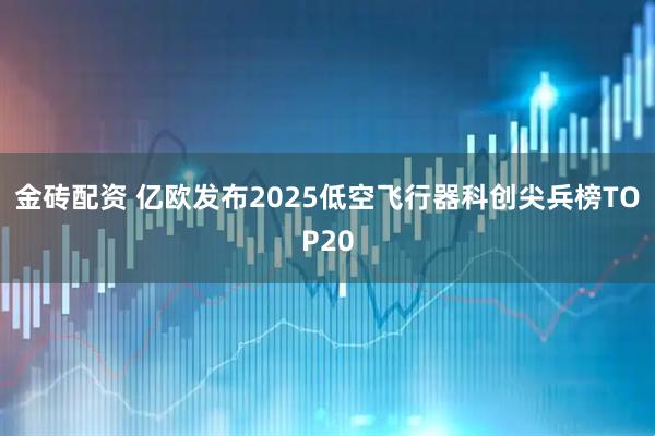金砖配资 亿欧发布2025低空飞行器科创尖兵榜TOP20