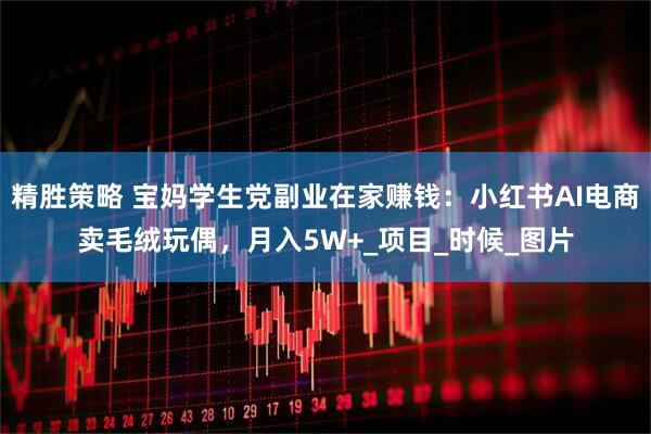 精胜策略 宝妈学生党副业在家赚钱：小红书AI电商卖毛绒玩偶，月入5W+_项目_时候_图片