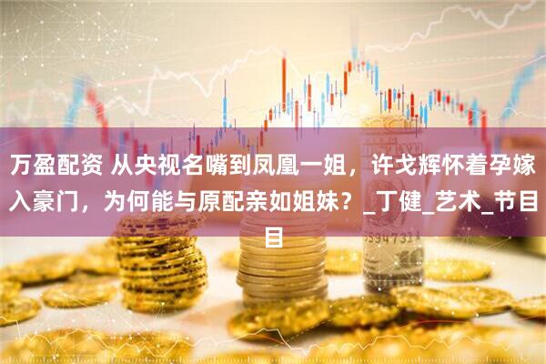 万盈配资 从央视名嘴到凤凰一姐，许戈辉怀着孕嫁入豪门，为何能与原配亲如姐妹？_丁健_艺术_节目